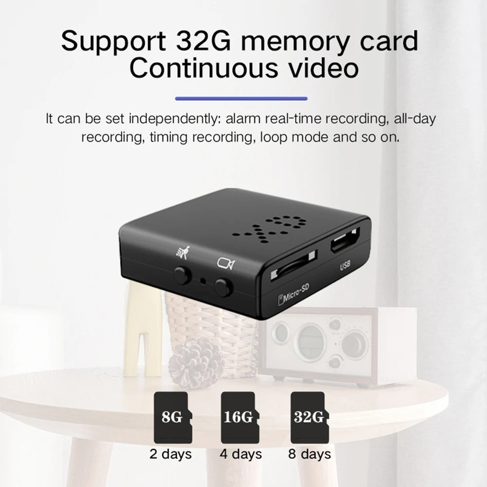 XD Mini Camera 1080P HD Security Micro Camera Night Vision Motion Detection Voice Recorder DV Nanny IP Cam Video Recorder