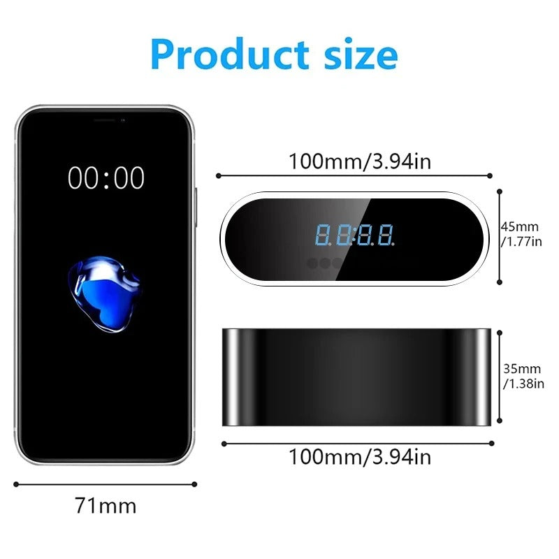 HD 1080P Clock WiFi Mini Camera IP P2P Surveillance camera Infrared Night Vision Home Motion Remote CCTV Wireless Camcorder