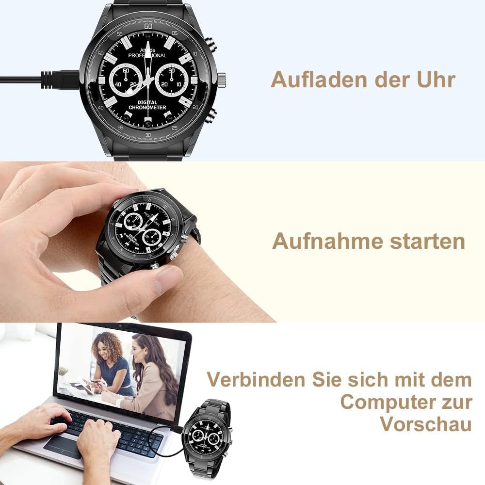 Compact Camera Spy Camera Clock Type Infrared Motion Detection Camera 32 GB